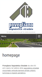 Mobile Screenshot of poveglianosegnaletica.it